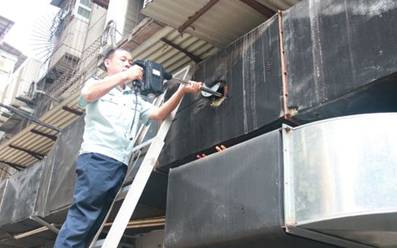 企業食堂飯店油煙檢測監測方案